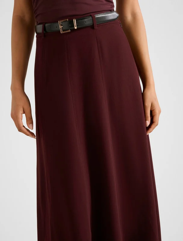 forever new  CELINE Belted Midi Skirt for Women | Best Price UAE